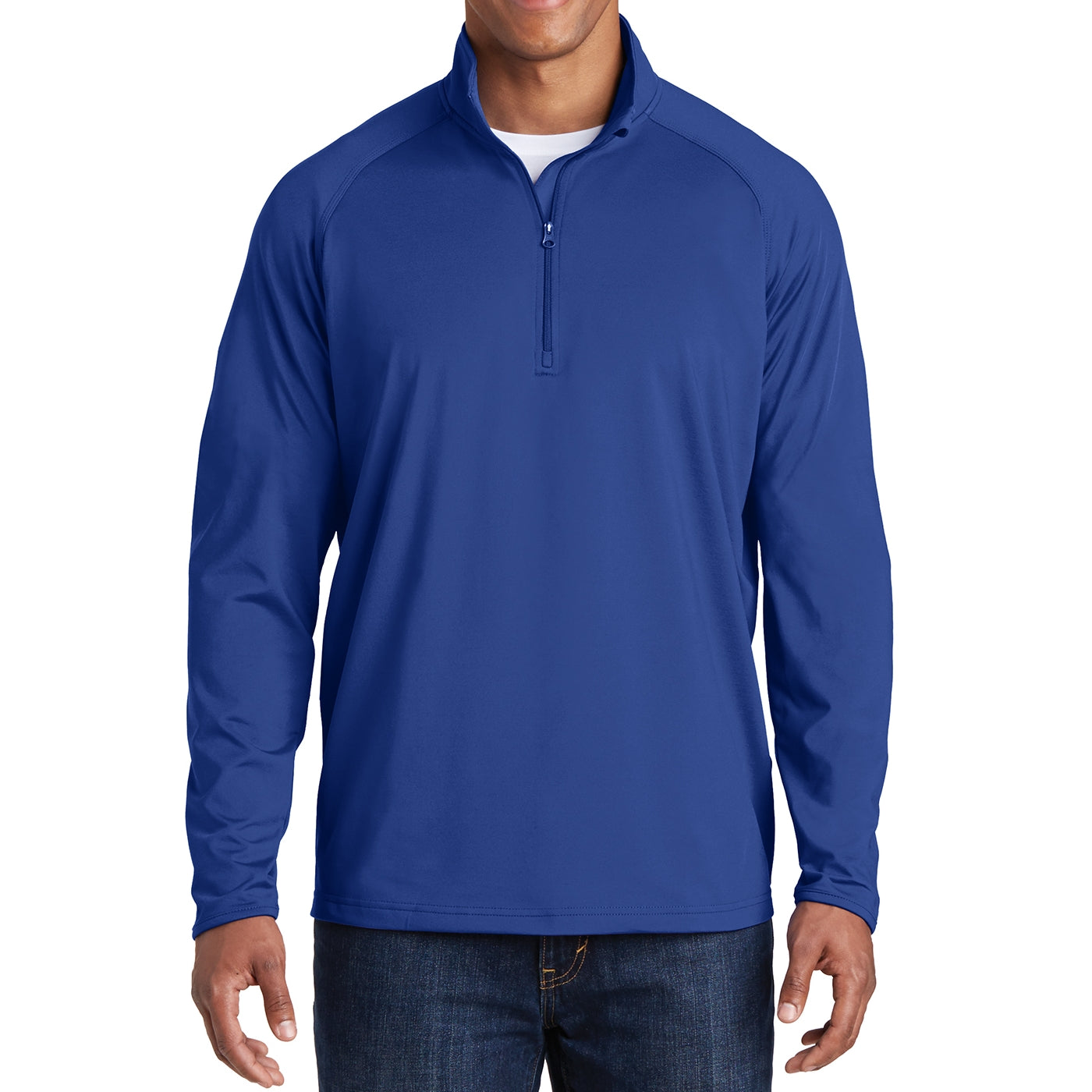 Men's Stretch 1/2 Zip Pullover - True Royal