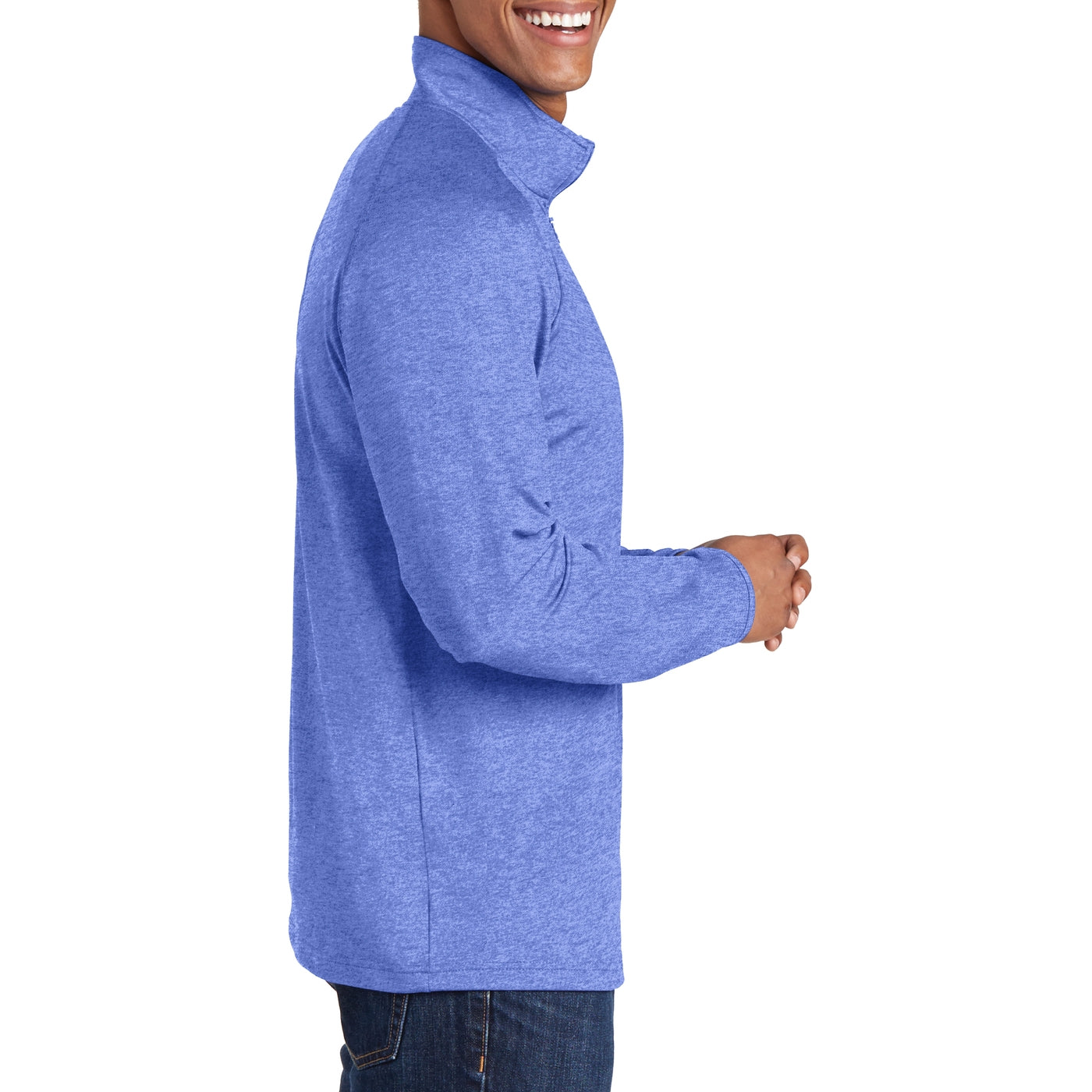 Men's Stretch 1/2 Zip Pullover - True Royal Heather
