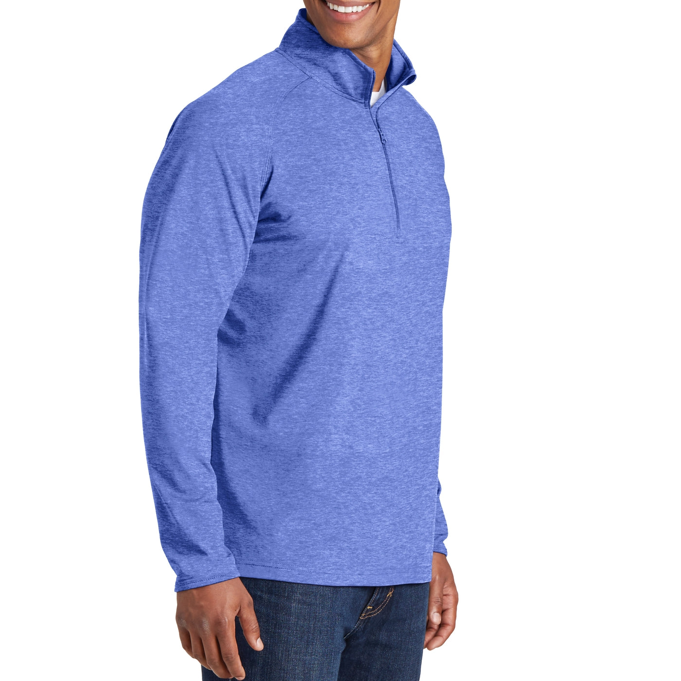 Men's Stretch 1/2 Zip Pullover - True Royal Heather