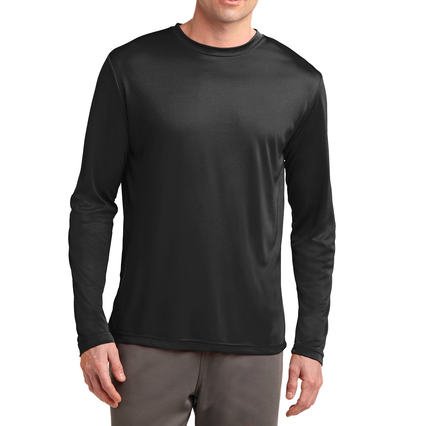 Men's Long Sleeve PosiCharge Competitor Tee - Black
