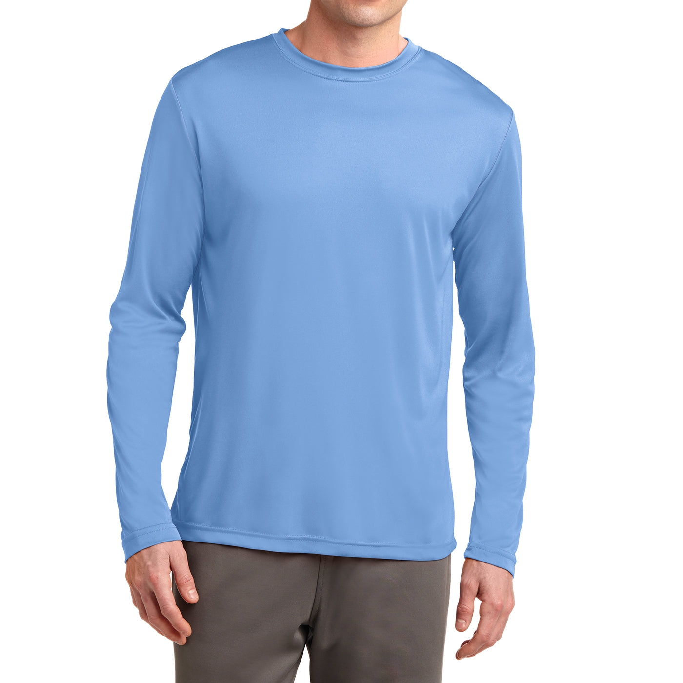 Men's Long Sleeve PosiCharge Competitor Tee - Carolina Blue