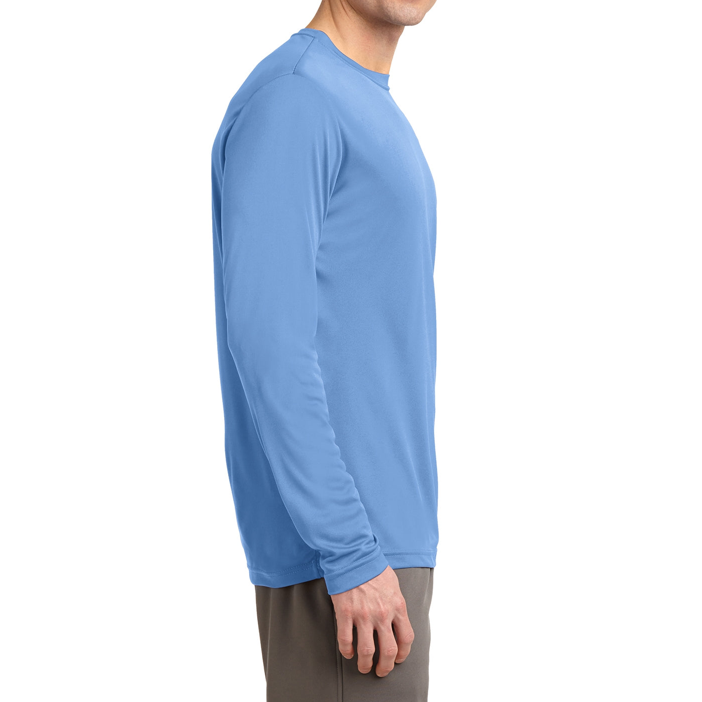 Men's Long Sleeve PosiCharge Competitor Tee - Carolina Blue
