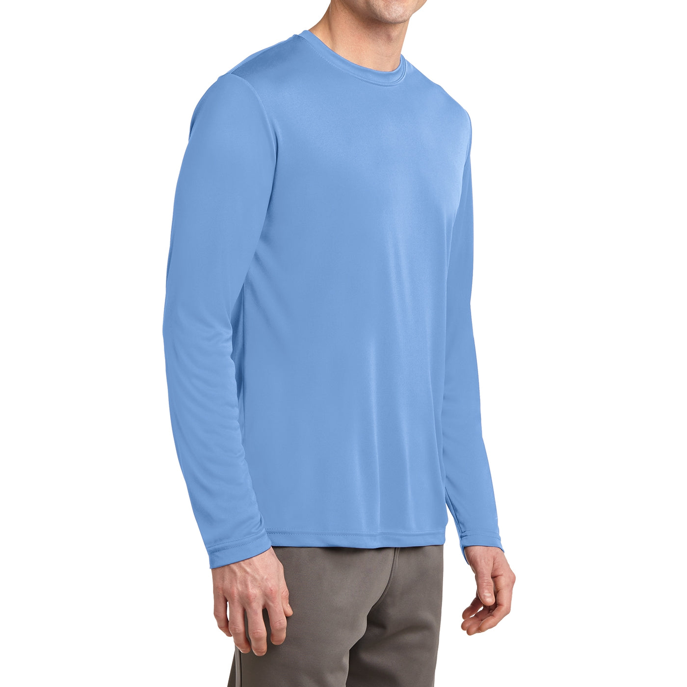 Men's Long Sleeve PosiCharge Competitor Tee - Carolina Blue