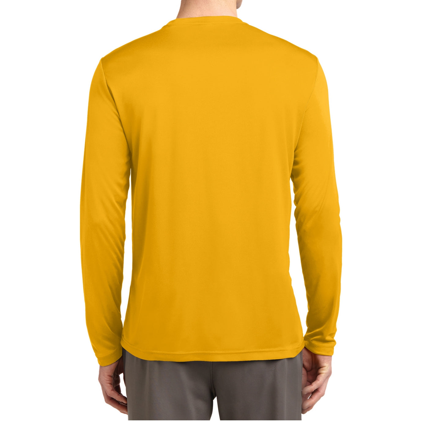 Men's Long Sleeve PosiCharge Competitor Tee - Gold