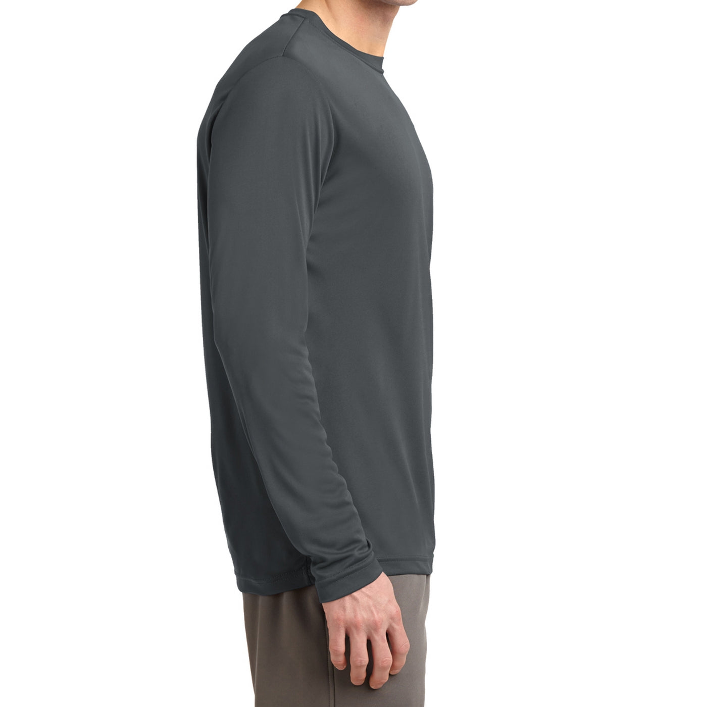 Men's Long Sleeve PosiCharge Competitor Tee - Iron Grey