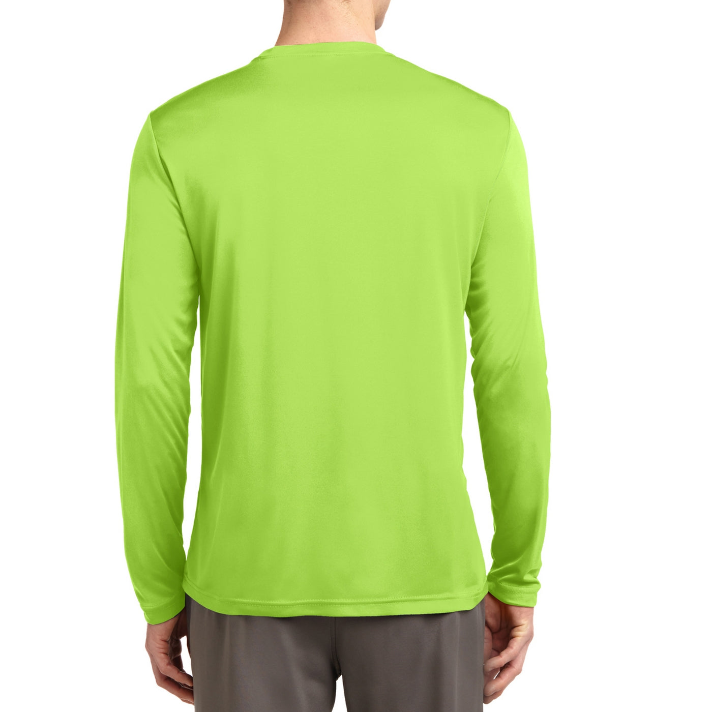 Men's Long Sleeve PosiCharge Competitor Tee - Lime Shock