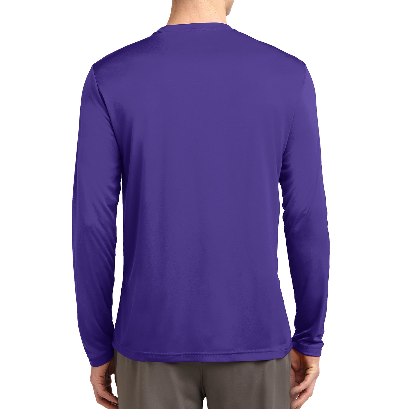 Men's Long Sleeve PosiCharge Competitor Tee - Purple