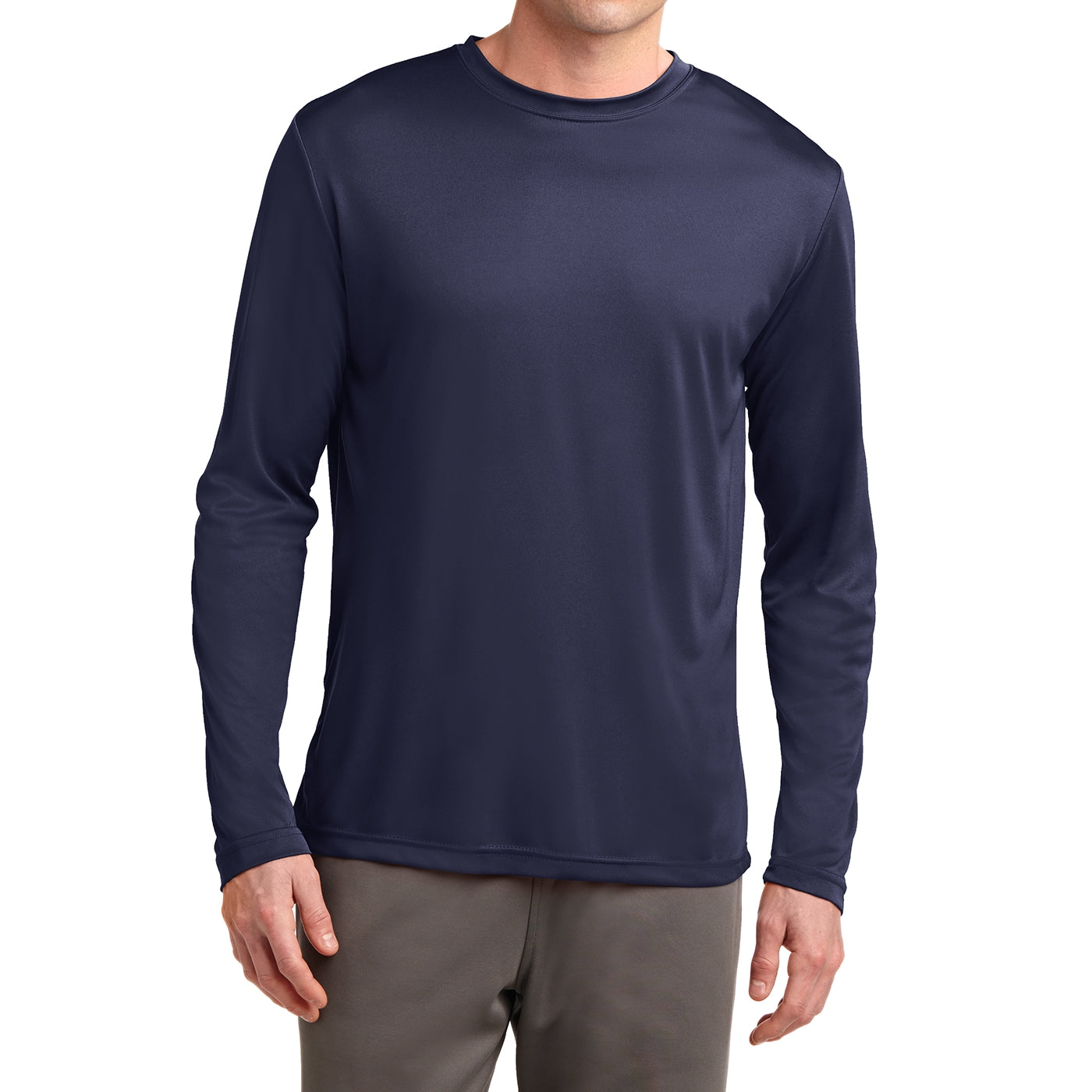 Men's Long Sleeve PosiCharge Competitor Tee - True Navy