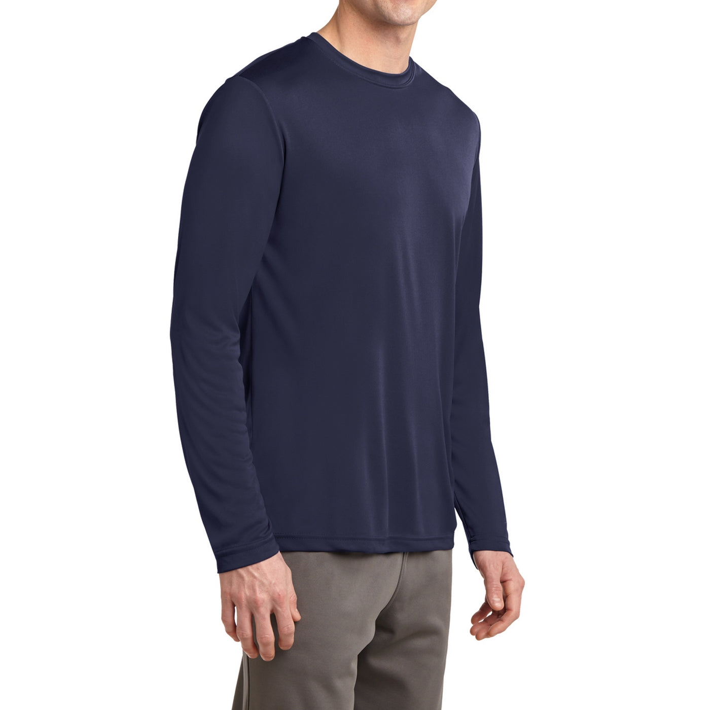 Men's Long Sleeve PosiCharge Competitor Tee - True Navy