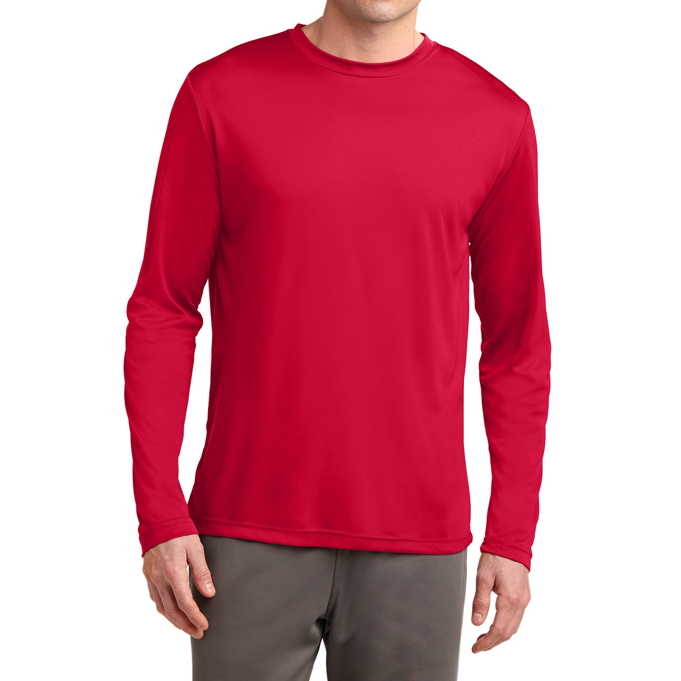 Men's Long Sleeve PosiCharge Competitor Tee - True Red
