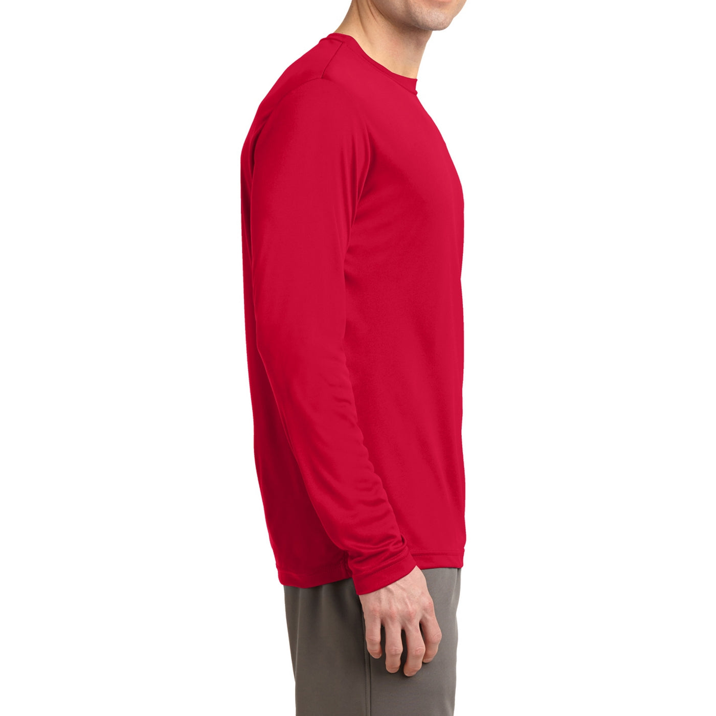 Men's Long Sleeve PosiCharge Competitor Tee - True Red