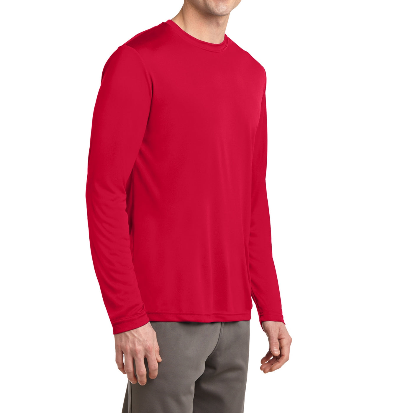 Men's Long Sleeve PosiCharge Competitor Tee - True Red