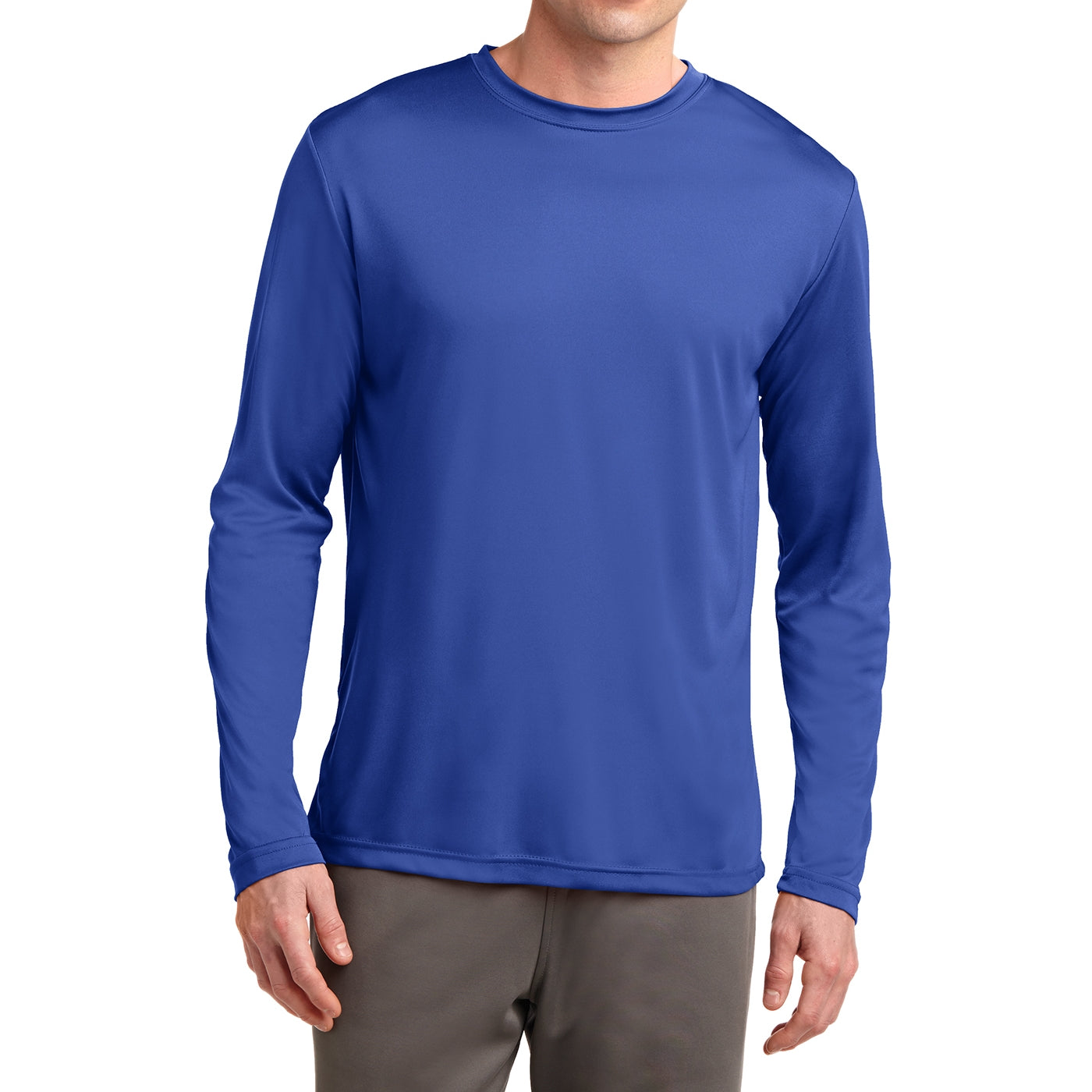Men's Long Sleeve PosiCharge Competitor Tee - True Royal