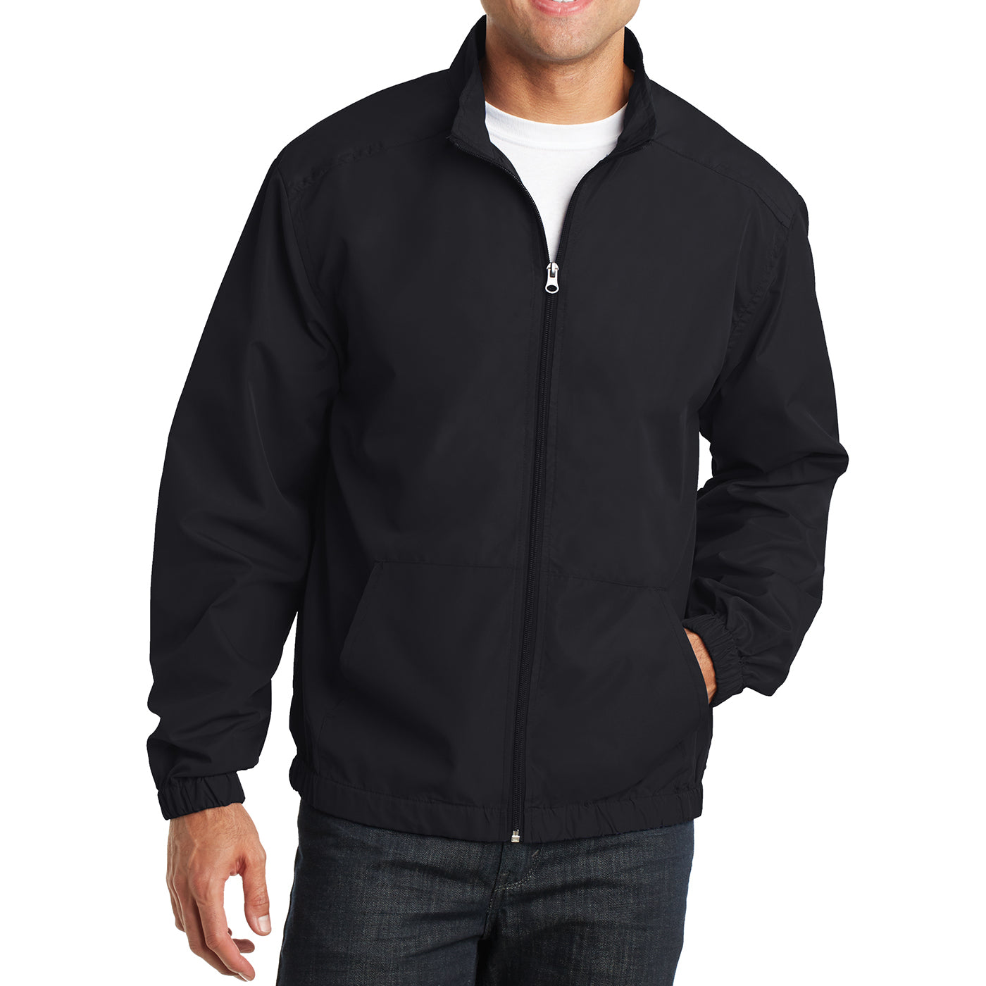 Men's Essential Jacket - Black - Front