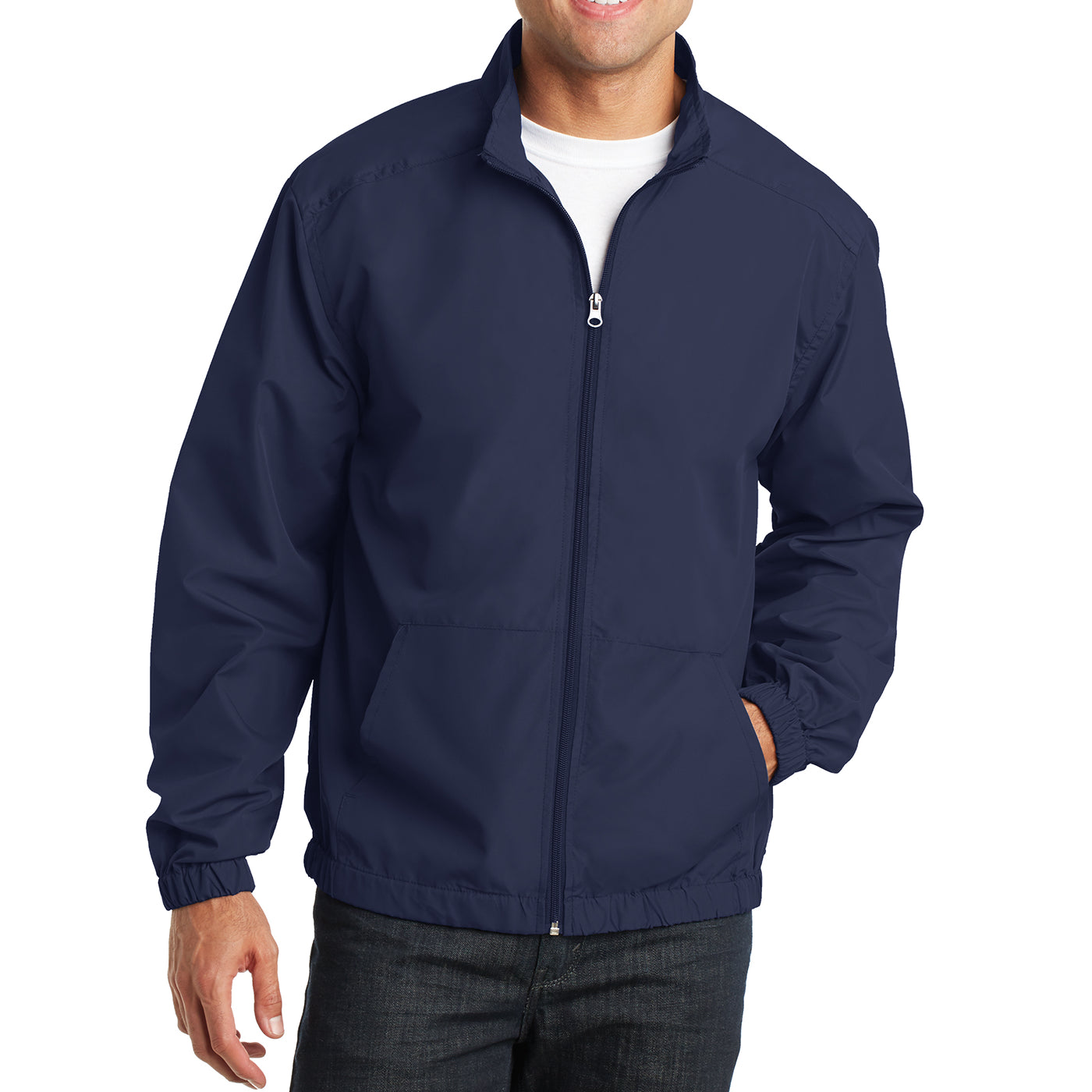 Men's Essential Jacket - True Navy - Front