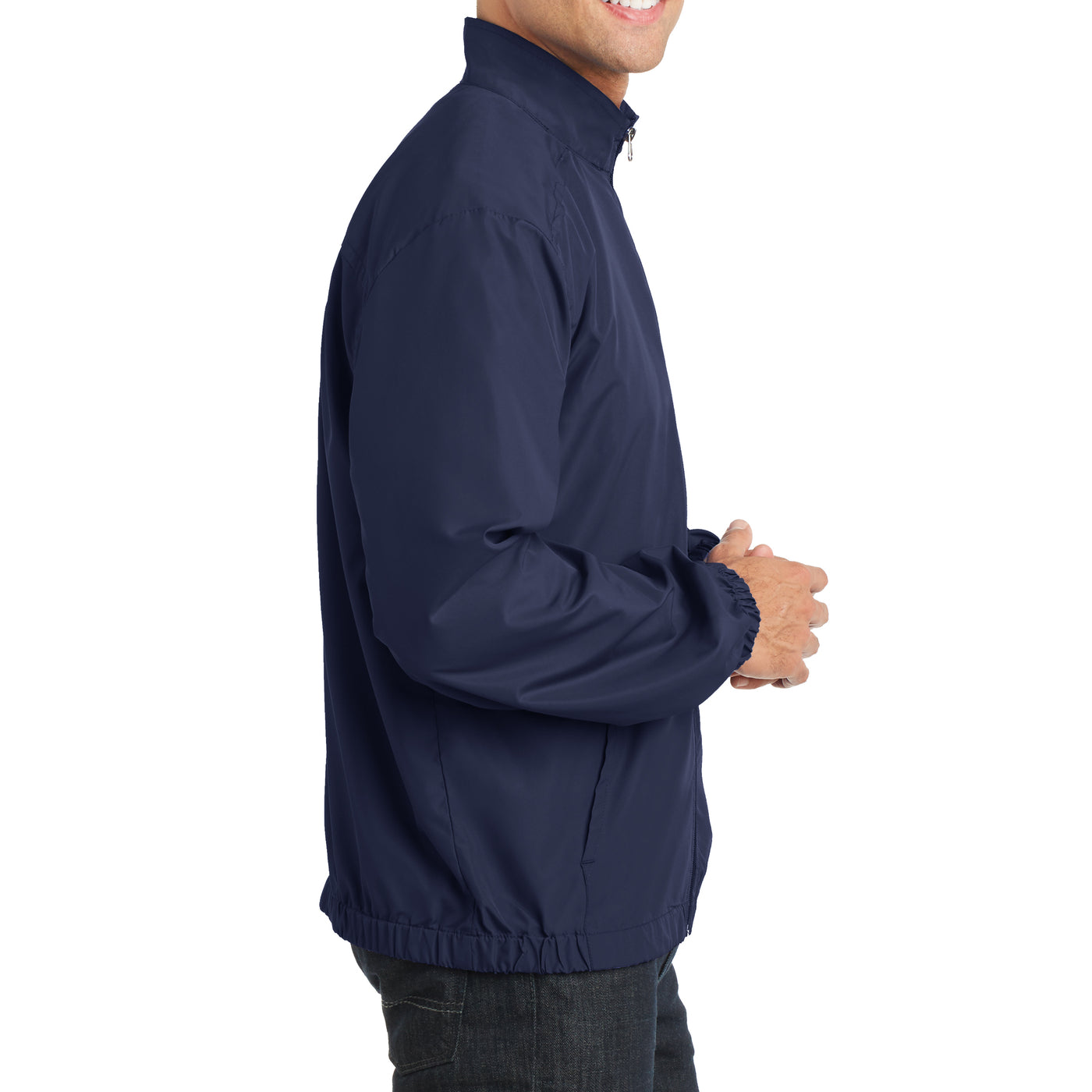 Men's Essential Jacket - True Navy - Side