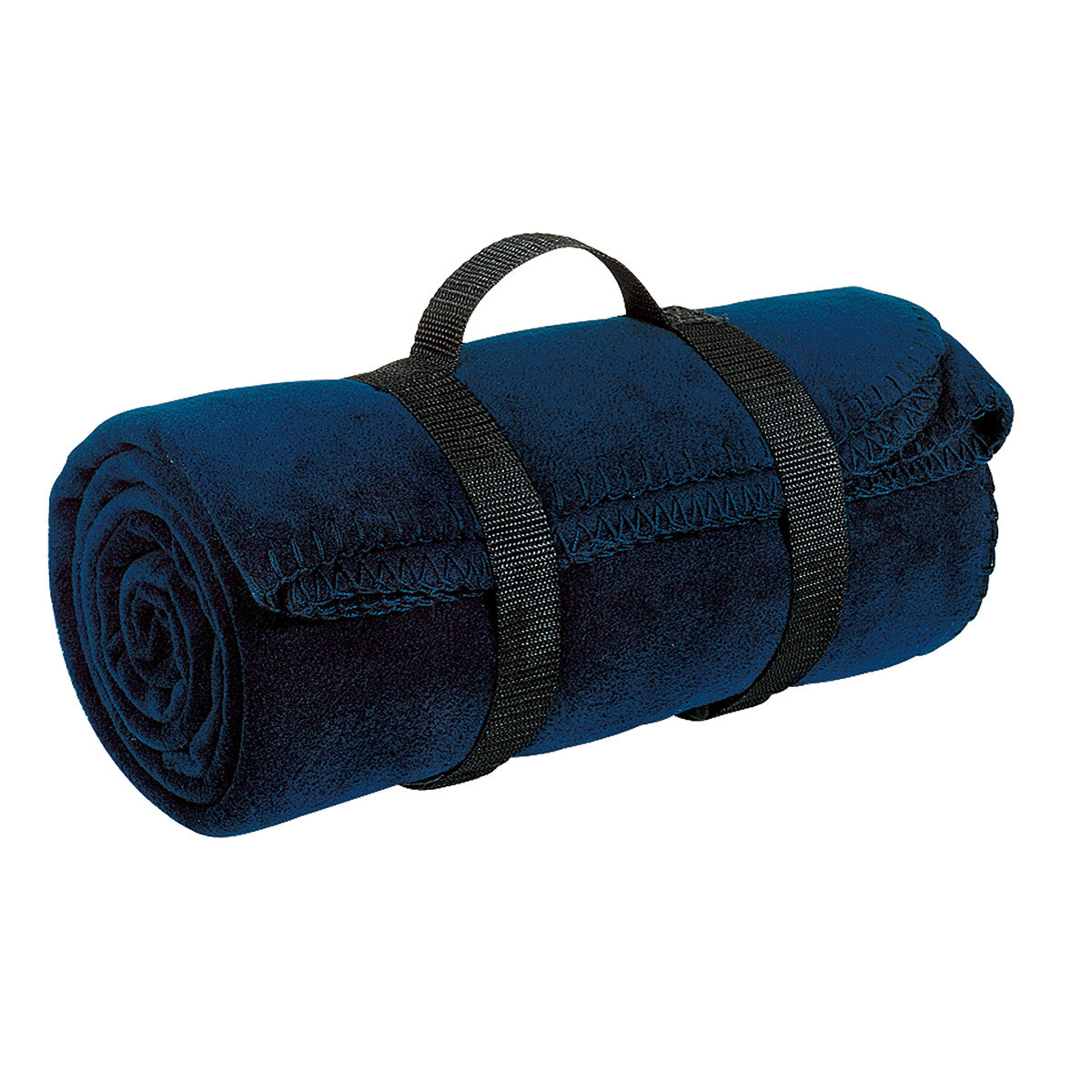 Value Fleece Blanket with Strap Navy