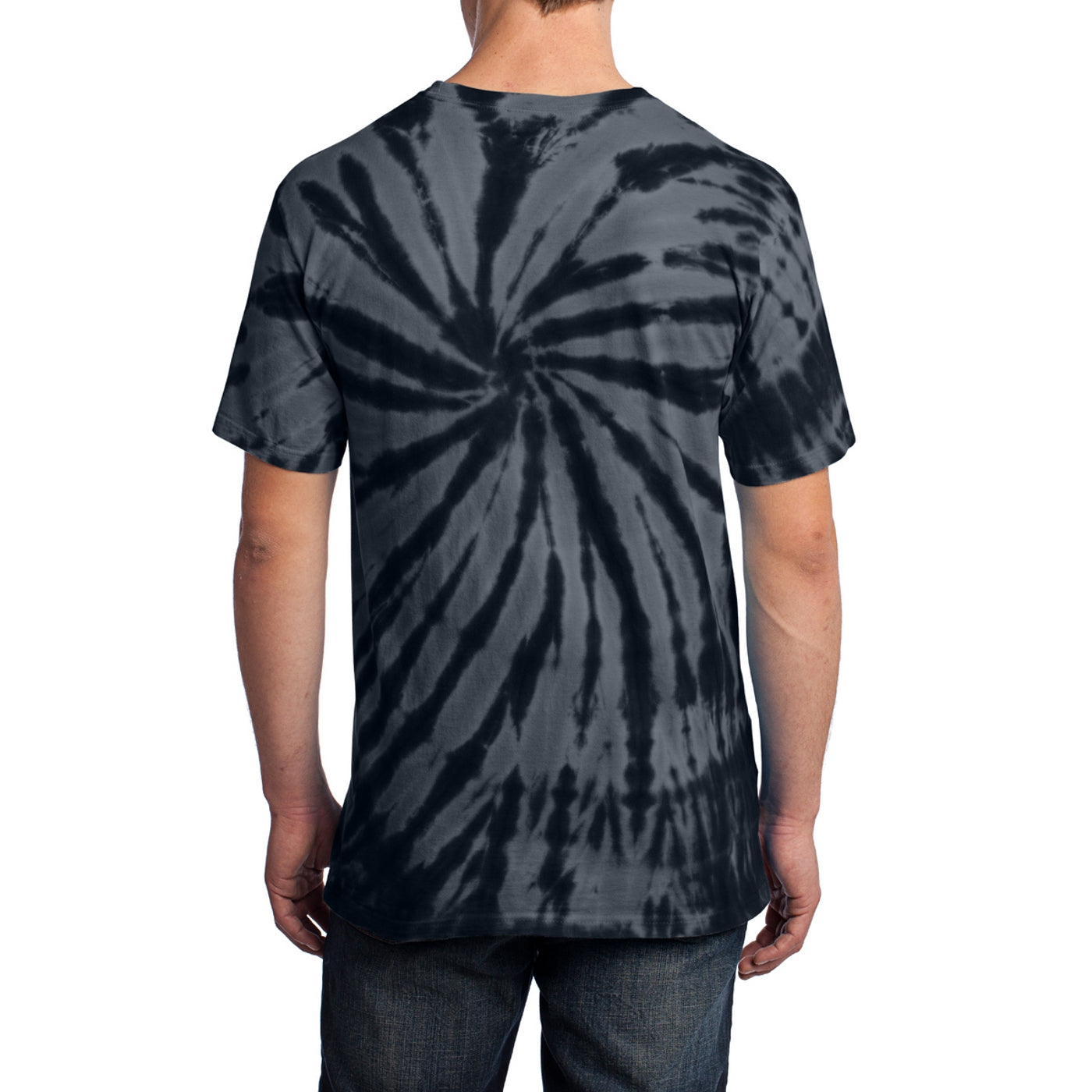 Men's Tie-Dye Tee - Black - Back