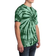 Men's Tie-Dye Tee - Forest Green - Side