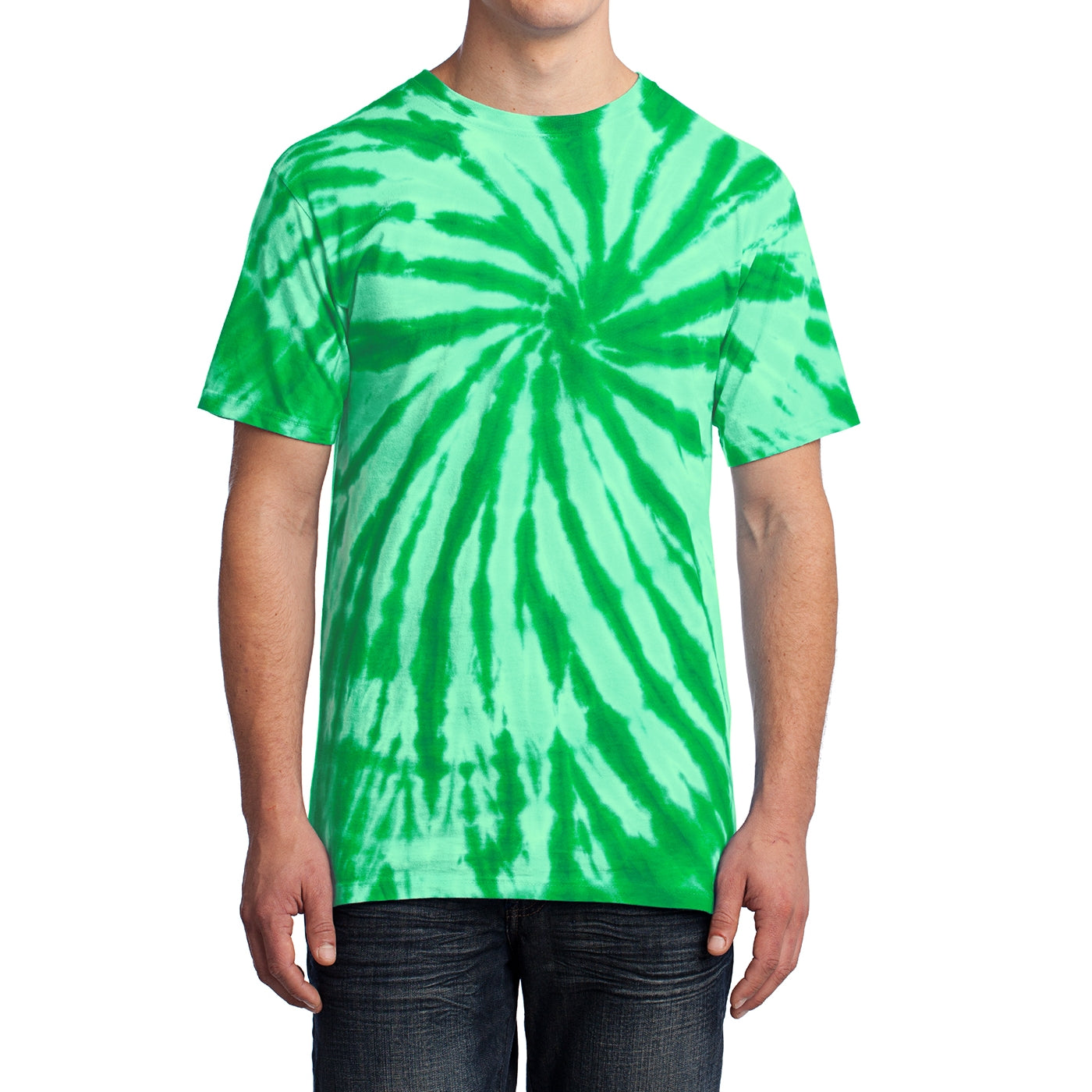 Men's Tie-Dye Tee - Kelly - Front