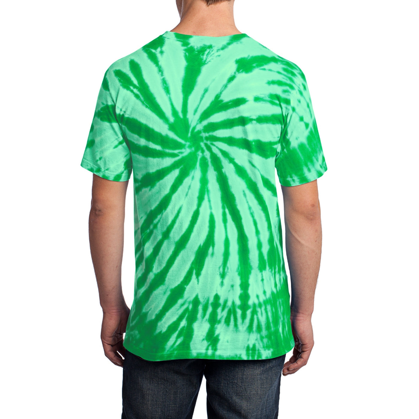 Men's Tie-Dye Tee - Kelly - Back