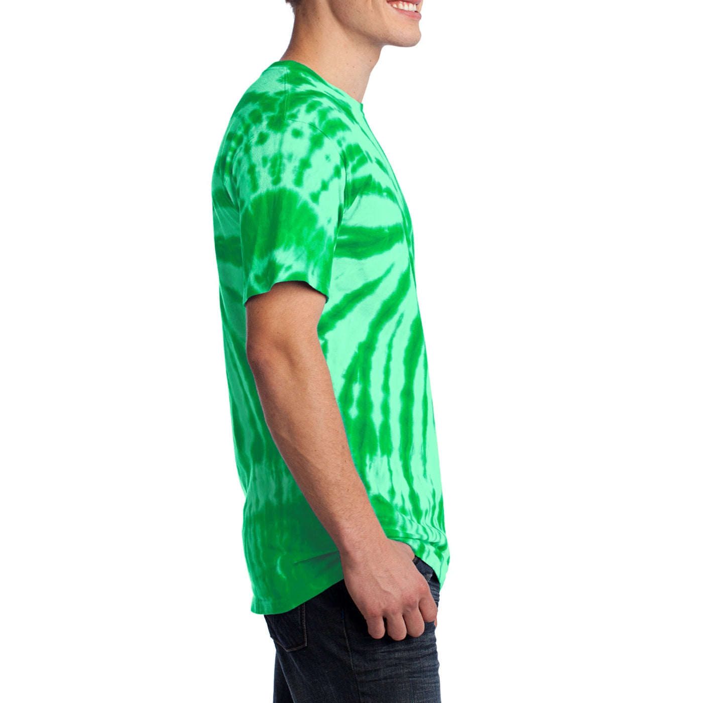 Men's Tie-Dye Tee - Kelly - Side
