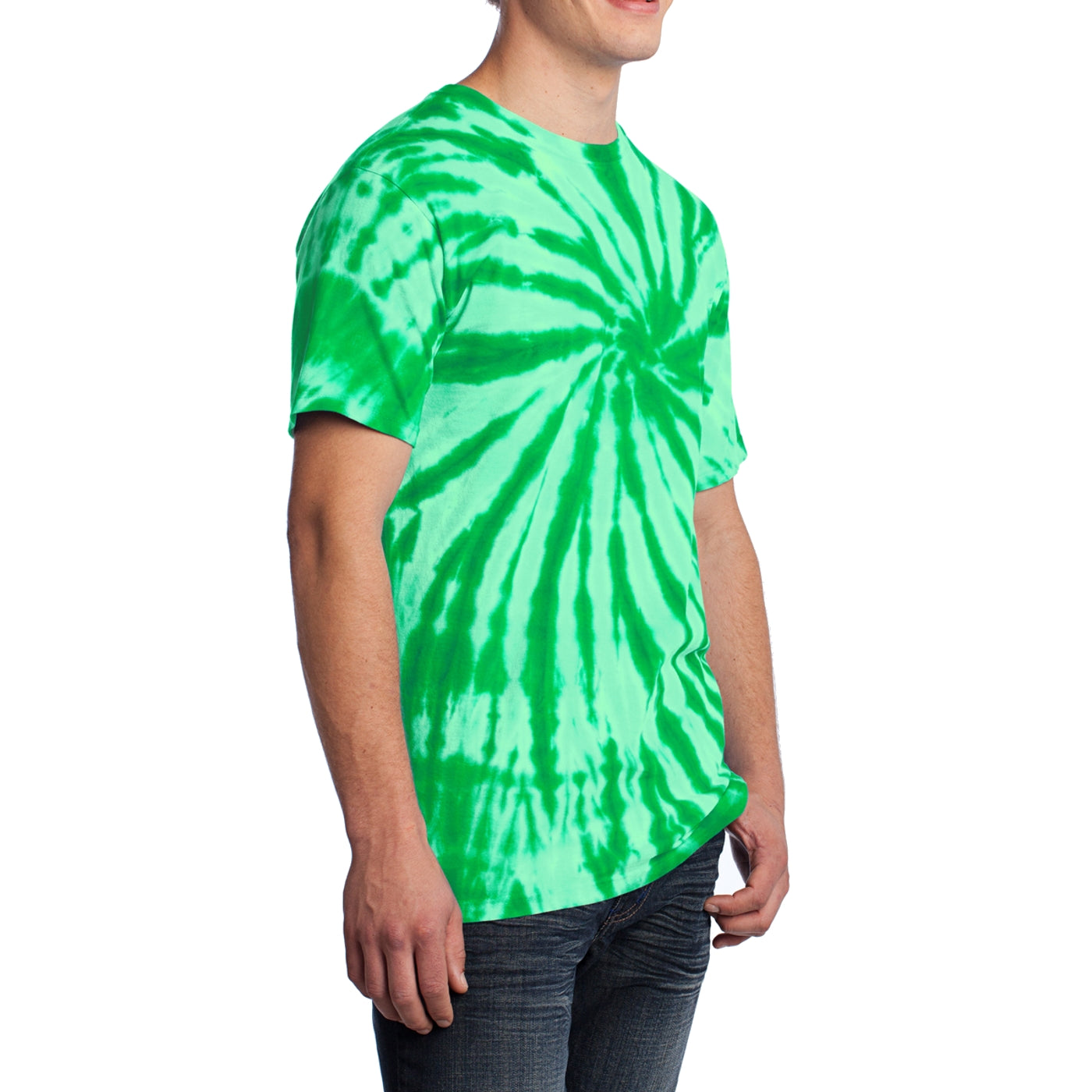 Men's Tie-Dye Tee - Kelly - Side