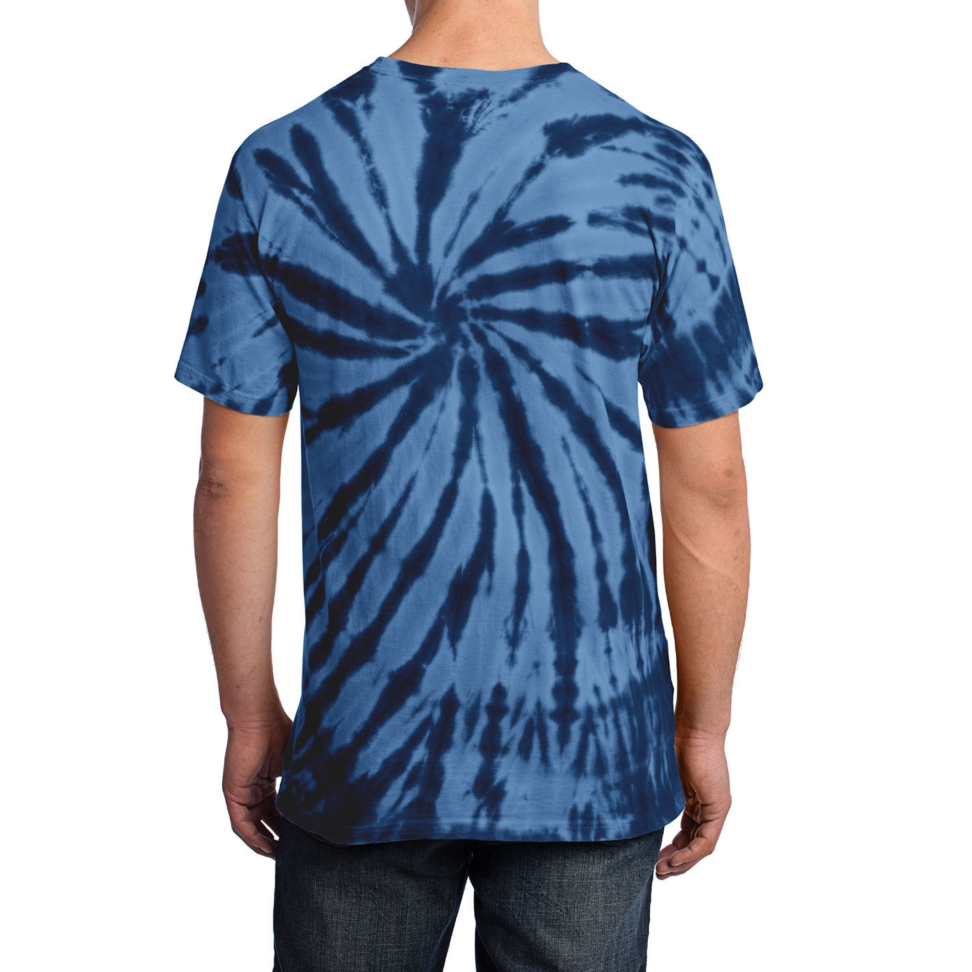 Men's Tie-Dye Tee - Navy - Back