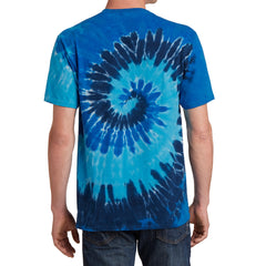 Men's Tie-Dye Tee - Ocean Rainbow - Back