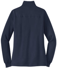 Mafoose Women's 1/4 Zip Sweatshirt True Navy-Back