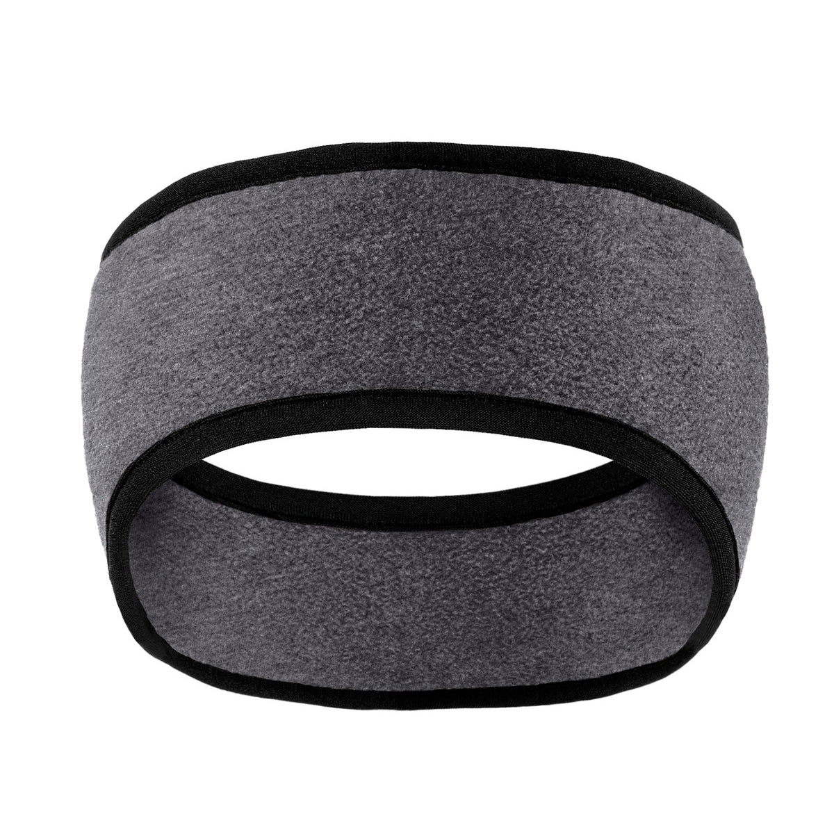 Two-Color Fleece Headband Midnight Heather