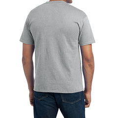 Men's Core Blend Pocket Tee - Athletic Heather – Back