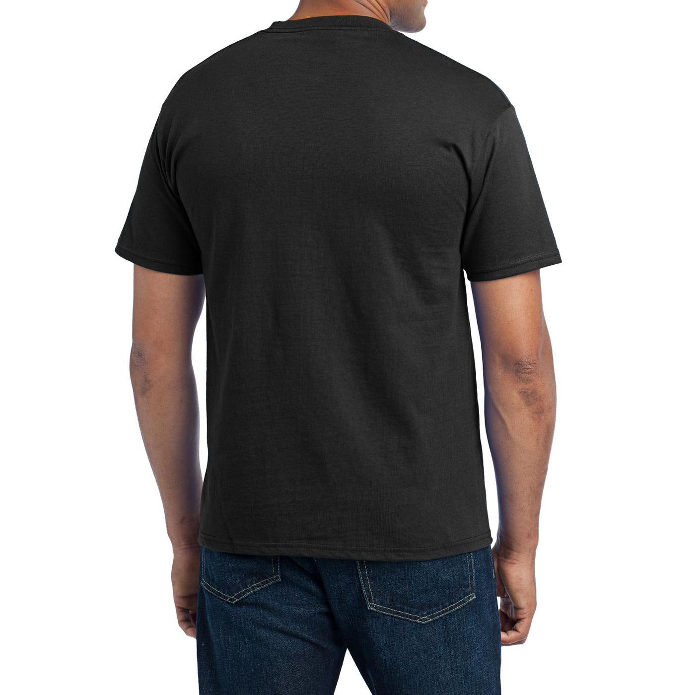 Men's Core Blend Pocket Tee - Jet Black – Back