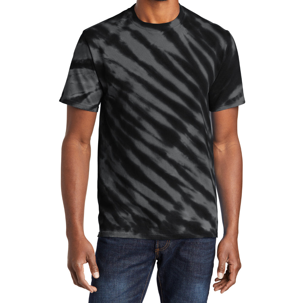 Unisex Tiger Stripe Tie-Dye Tee