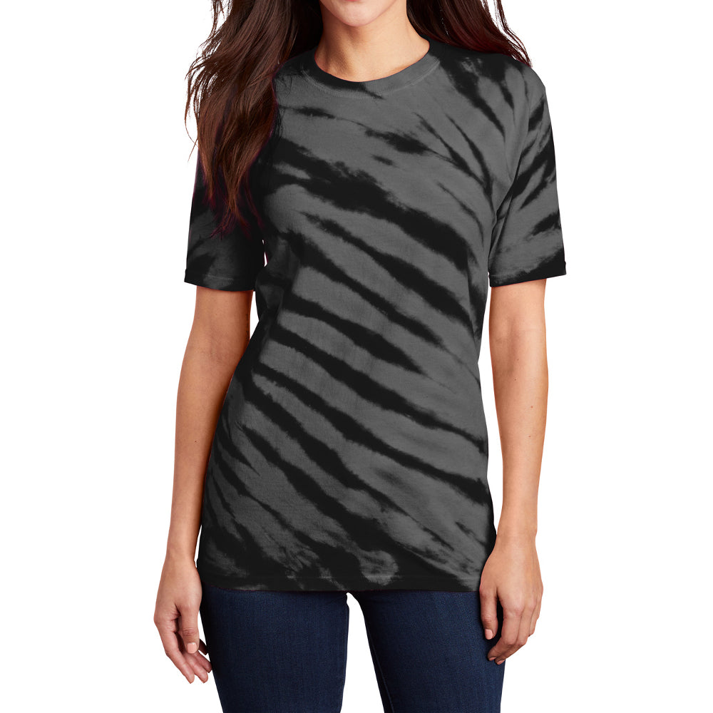 Unisex Tiger Stripe Tie-Dye Tee