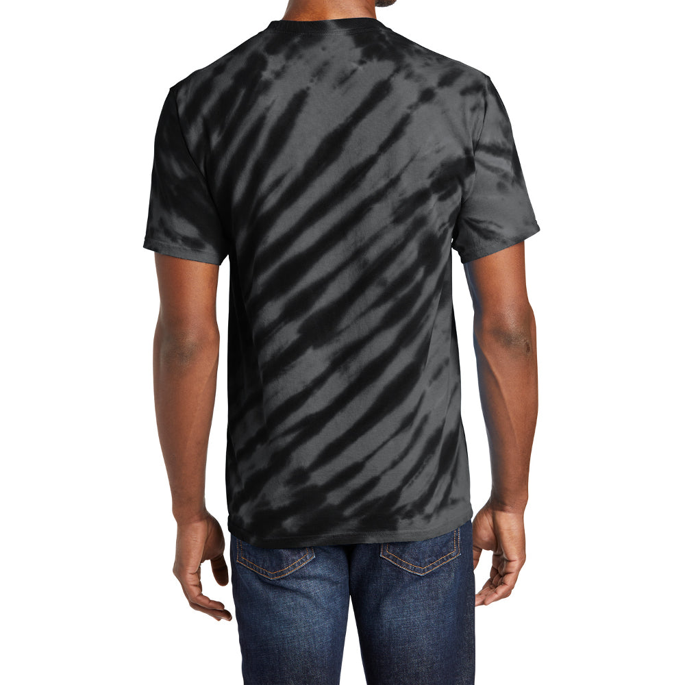 Unisex Tiger Stripe Tie-Dye Tee