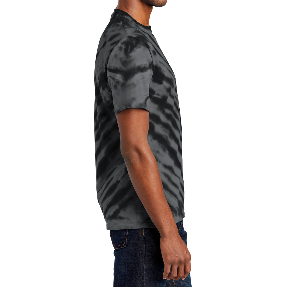 Unisex Tiger Stripe Tie-Dye Tee