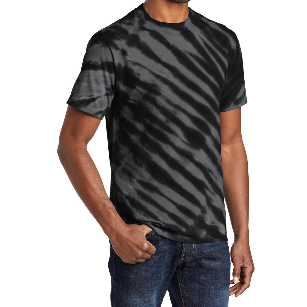 Unisex Tiger Stripe Tie-Dye Tee