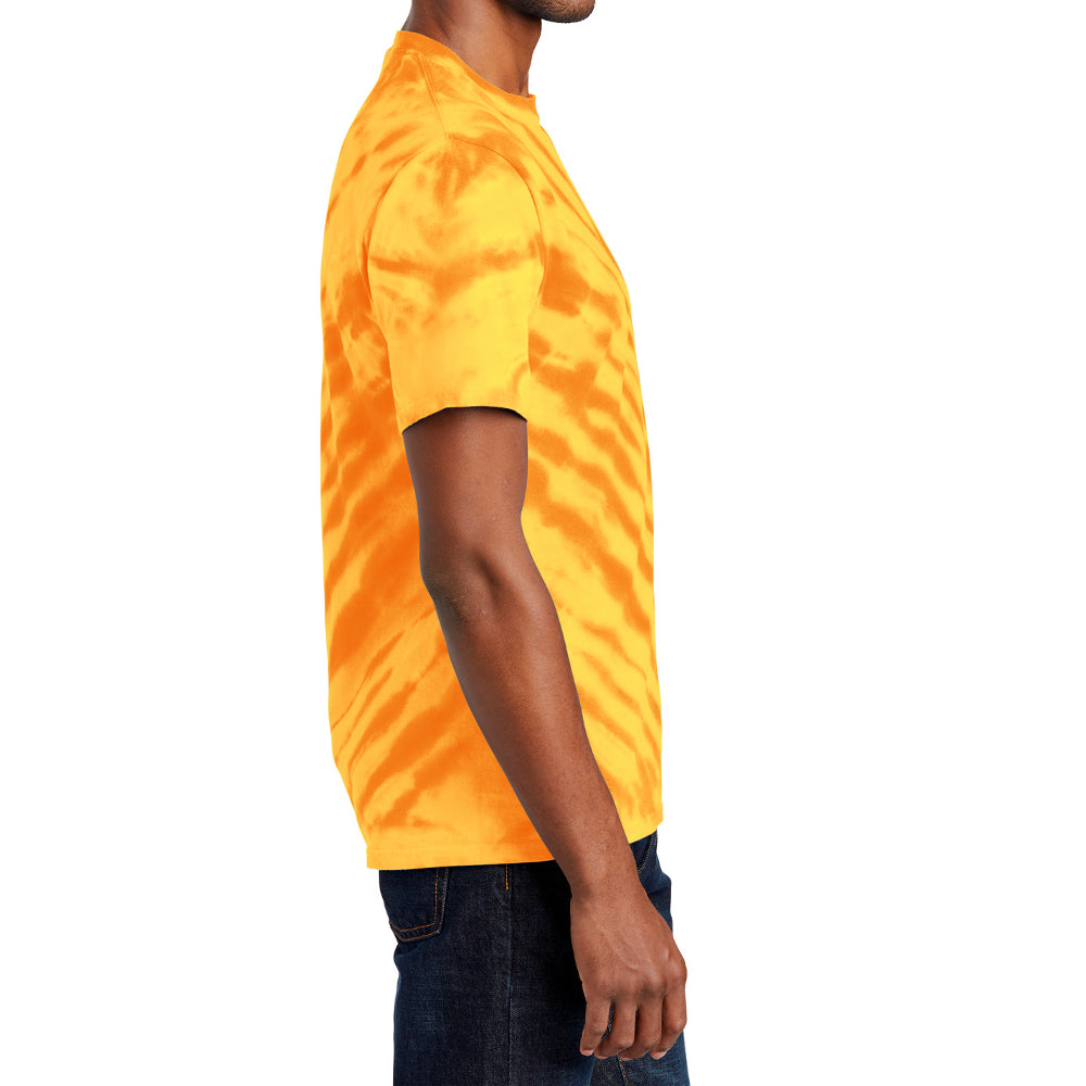 Unisex Tiger Stripe Tie-Dye Tee