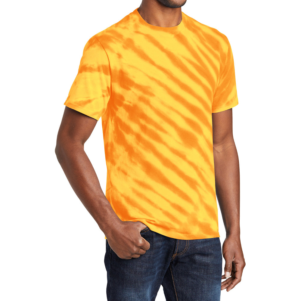 Unisex Tiger Stripe Tie-Dye Tee