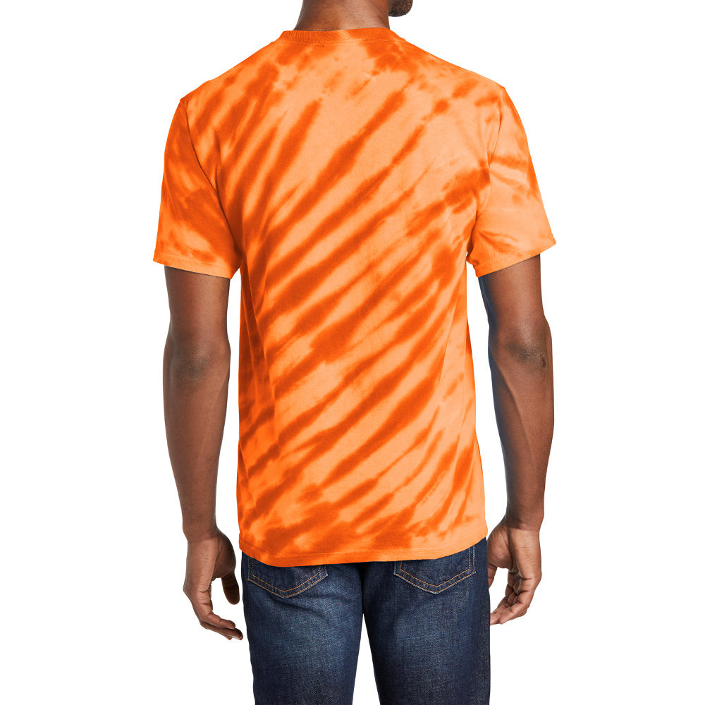 Unisex Tiger Stripe Tie-Dye Tee