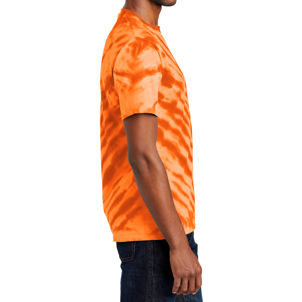Unisex Tiger Stripe Tie-Dye Tee