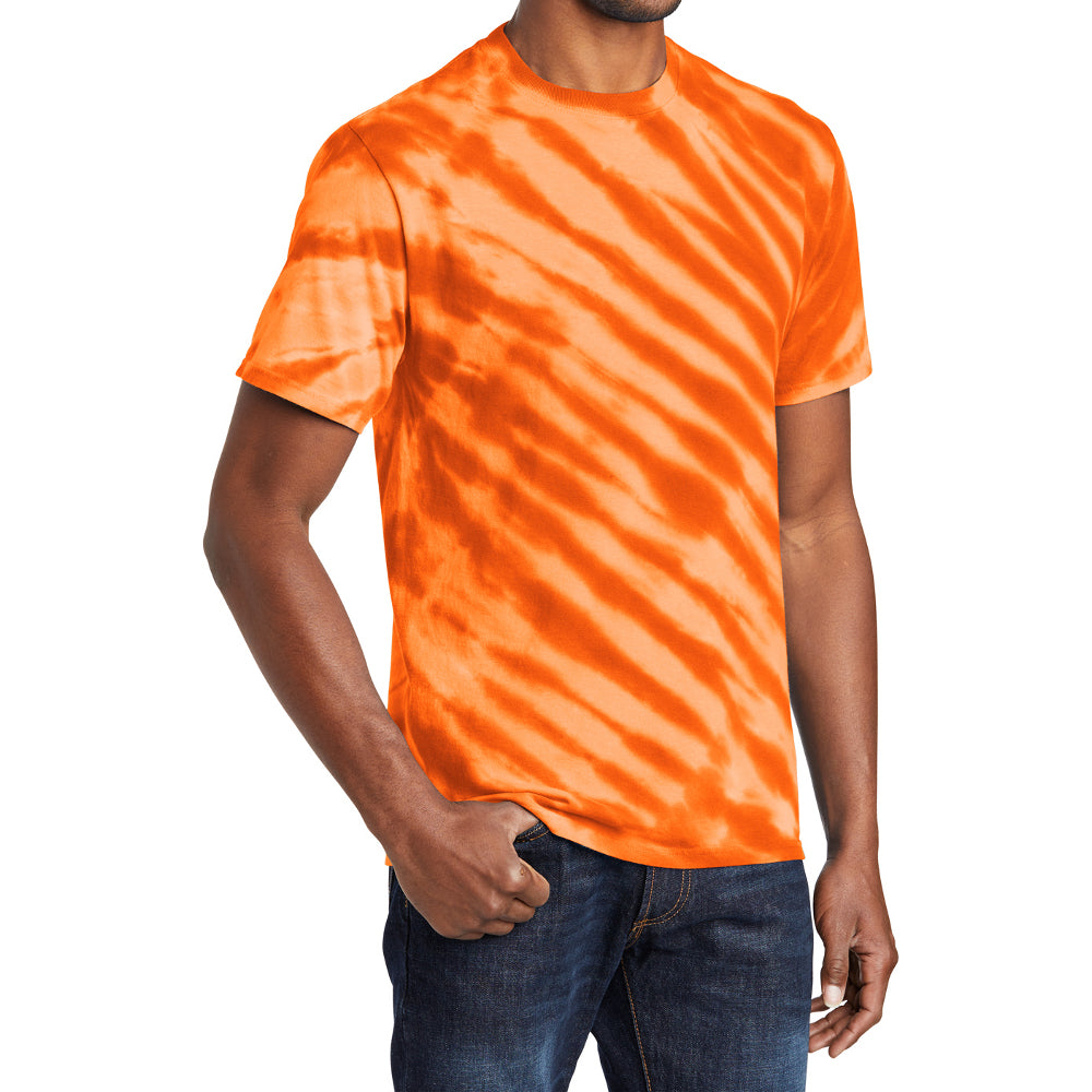 Unisex Tiger Stripe Tie-Dye Tee