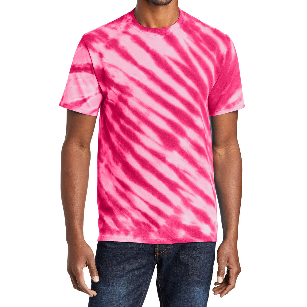 Unisex Tiger Stripe Tie-Dye Tee