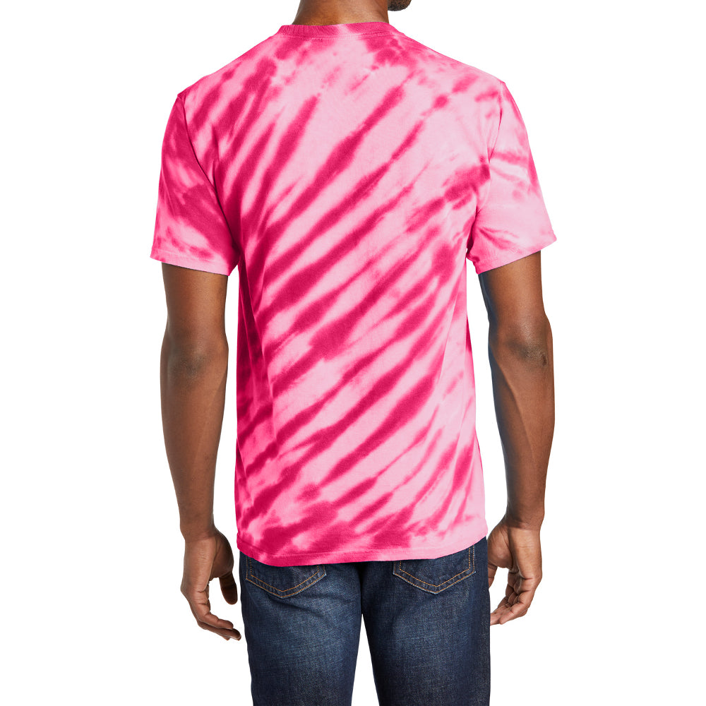 Unisex Tiger Stripe Tie-Dye Tee