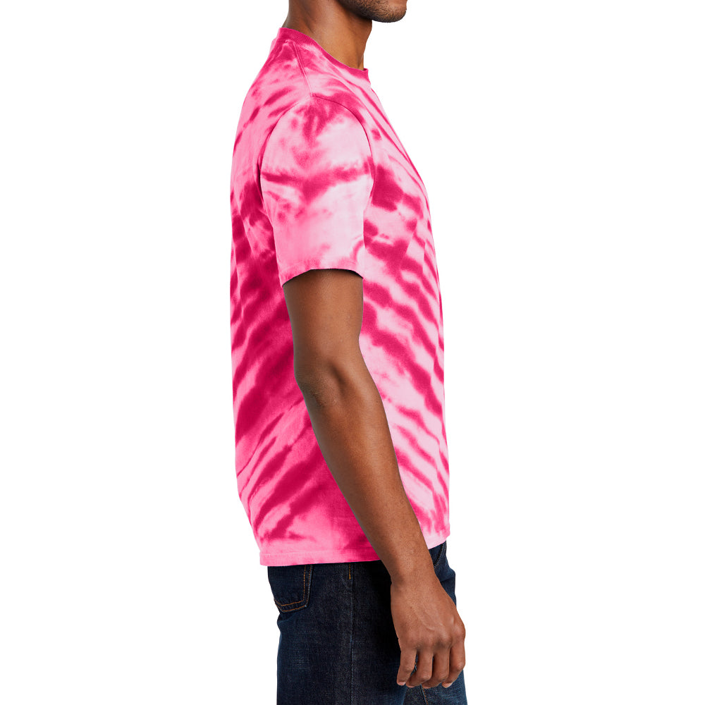 Unisex Tiger Stripe Tie-Dye Tee