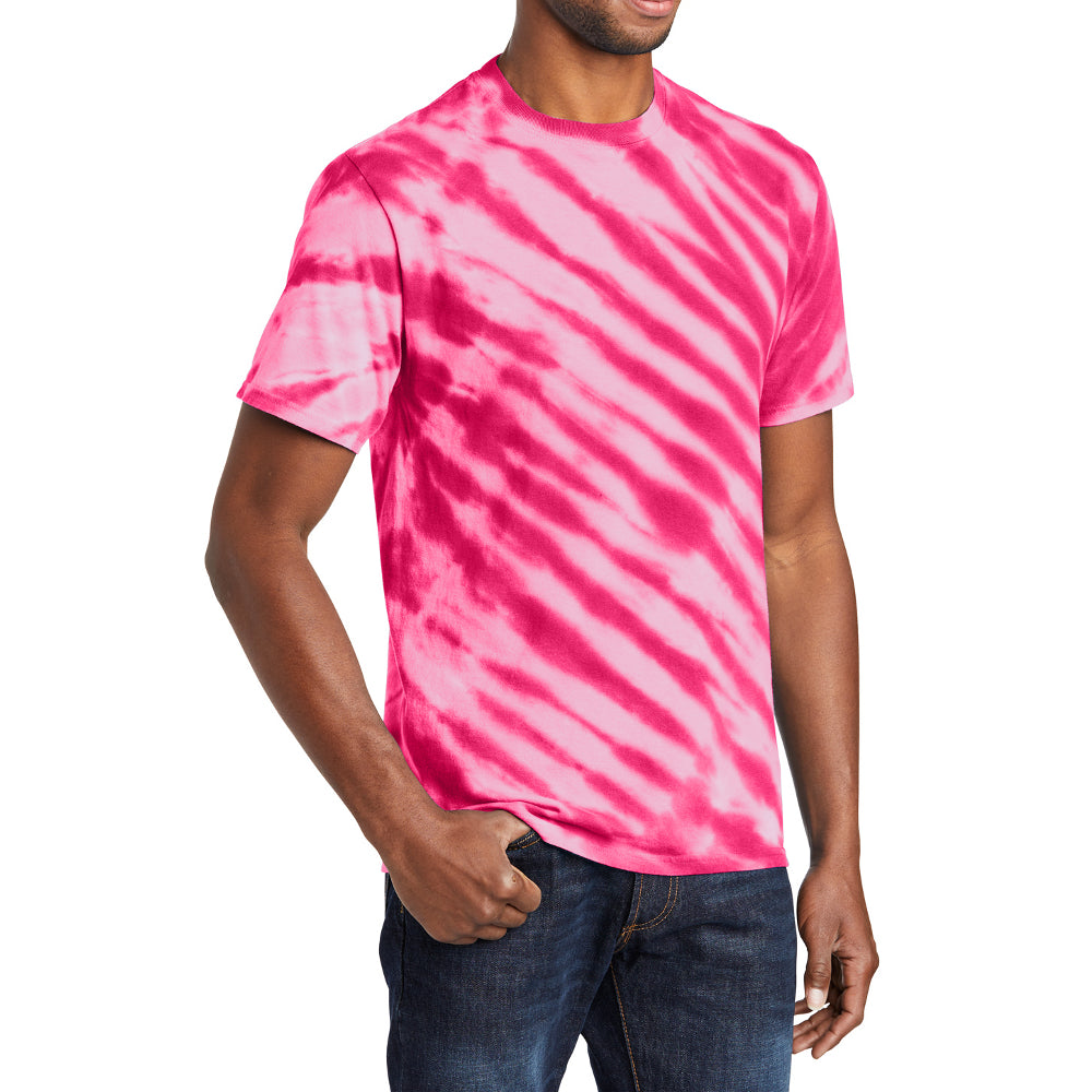 Unisex Tiger Stripe Tie-Dye Tee