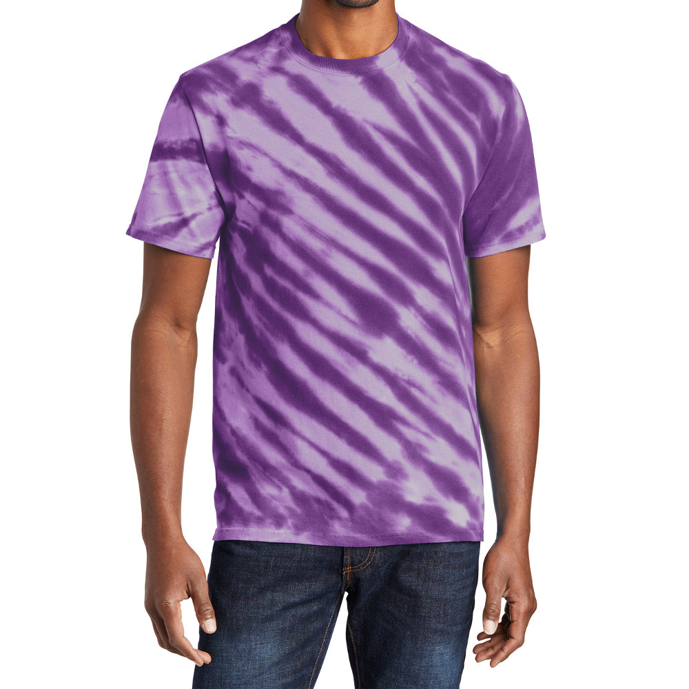 Unisex Tiger Stripe Tie-Dye Tee