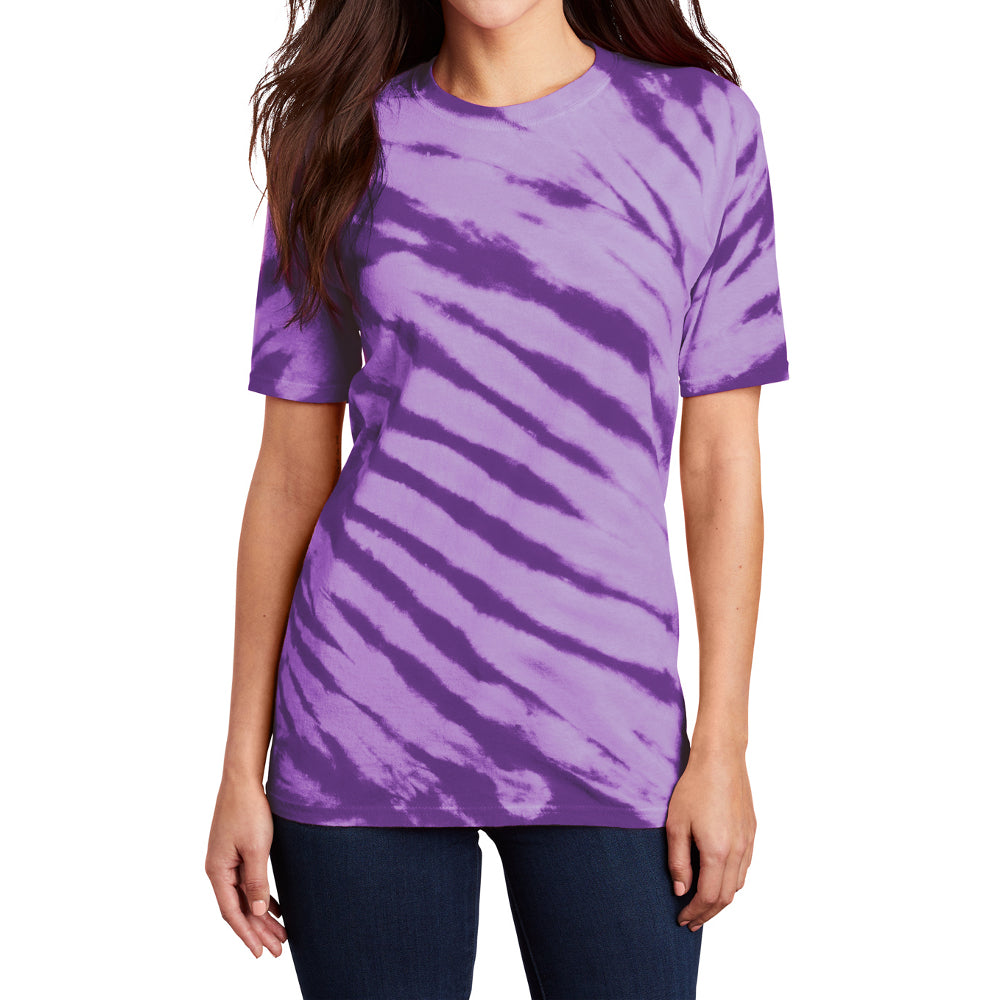 Unisex Tiger Stripe Tie-Dye Tee