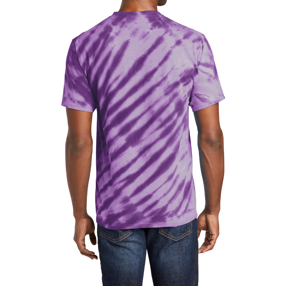 Unisex Tiger Stripe Tie-Dye Tee
